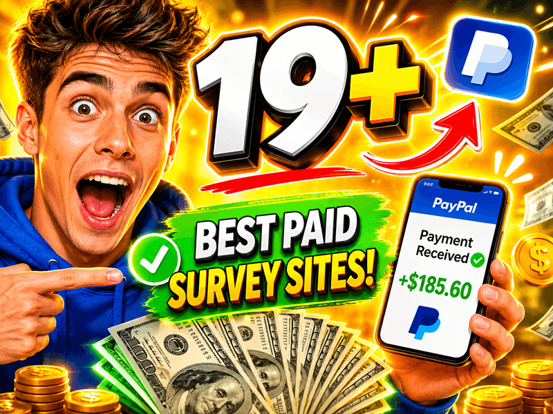 19+ Best Paid Survey Sites for Quick Cash via PayPal
